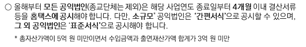 공익법인 납세협력의무 안내4