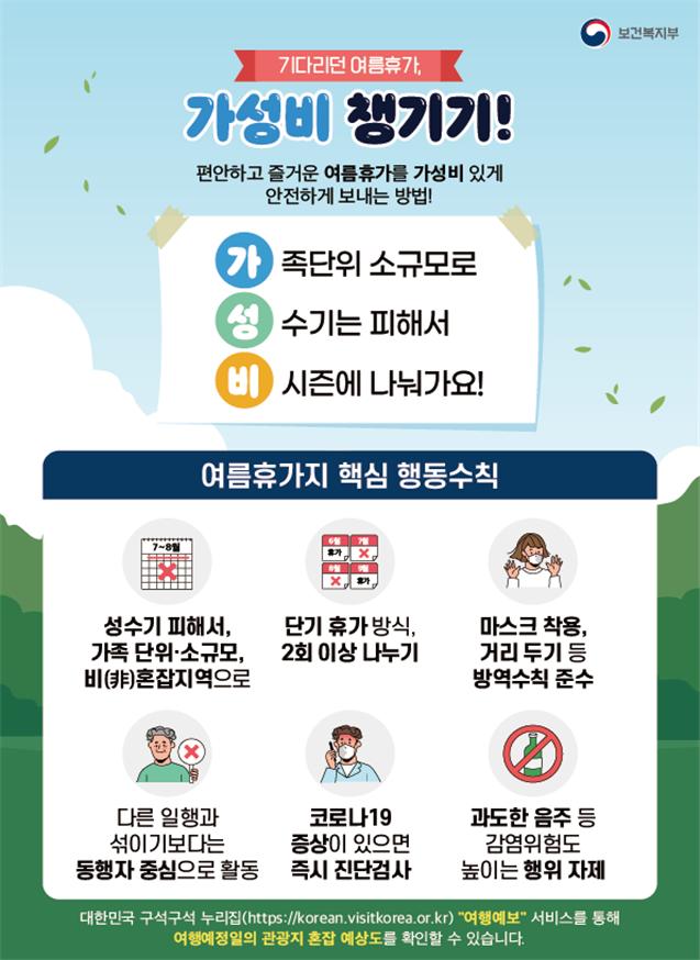 여름휴가지 핵심 행동수칙