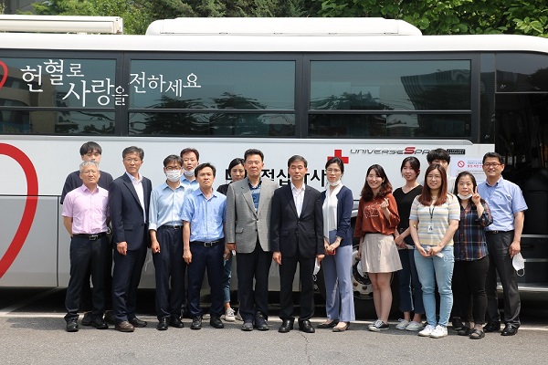 코로나19 위기극복 사랑의 헌혈 캠패인 사진